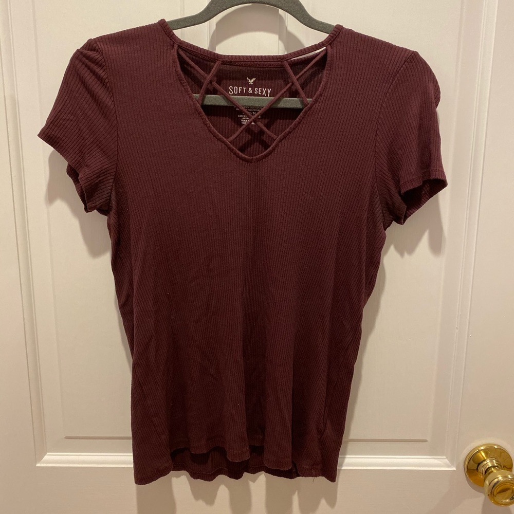 AEO Soft and Sexy Ribbed Tee